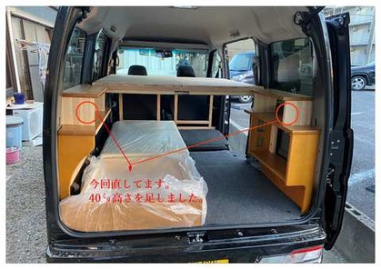 ちょいCam「葵」の片方マットを用意した状態