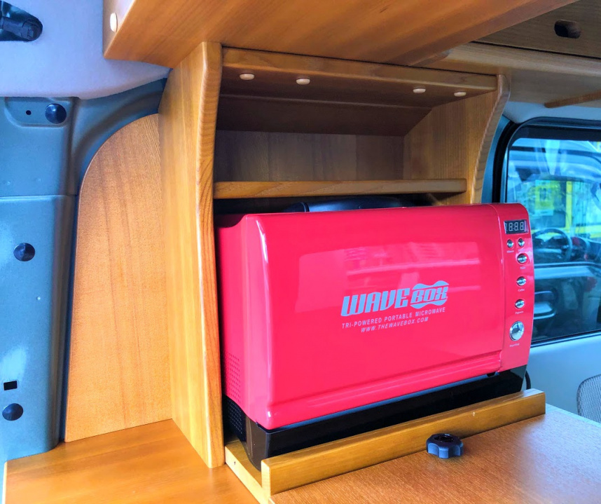 軽キャンパー「ちょいCam豊」にピッタリの電子レンジ
