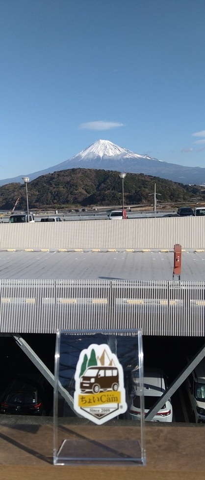 軽キャンパーちょいCamで富士川サービスエリアへ